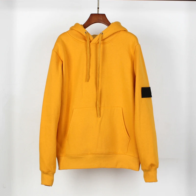 

Autumn and winter men's women's thickened Hooded compass brand fashion casual Hooded Plush warm couple Hoodie 2021