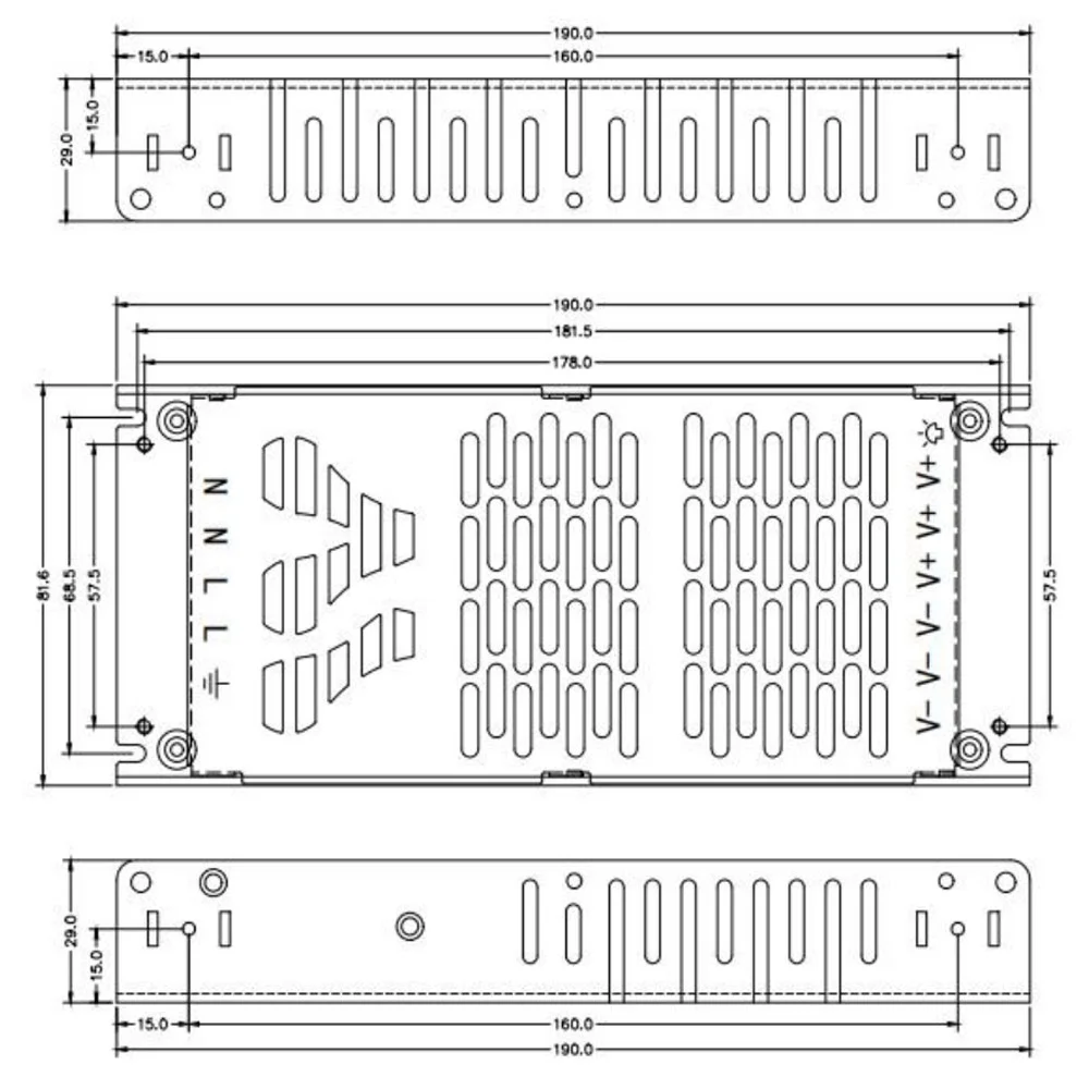 Светодиодный источник питания Muen-SP-200-5 200W DC 5v 5v4 0a светодиодный экран импульсный