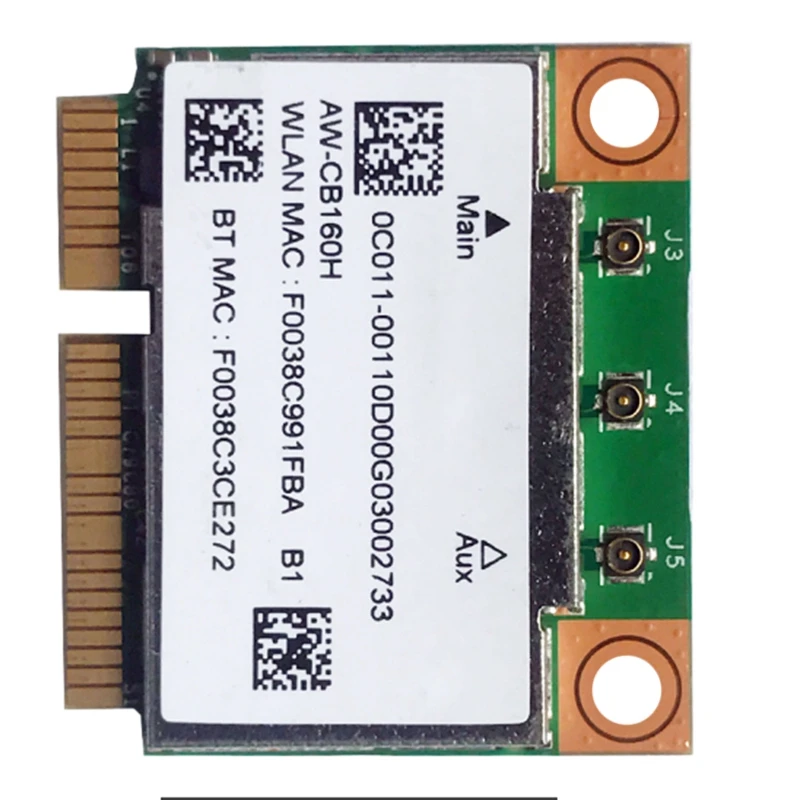 AW-CB160H BCM94360HMB 802.11AC 1300 Мбит/с WIFI Беспроводная Wi-Fi Bluetooth 4 0 Mini PCI-E карта | Компьютеры и
