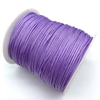 0,5 мм 0,8 мм 1,0 мм 1,5 мм фиолетовый нейлоновый шнур веревка китайский узел Макраме Веревка для изготовления ювелирных изделий для браслета Шамбала