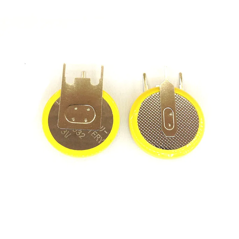 Батарейки таблетки высокой емкости CR2032 2032 с сварочными ножками 5 шт./лот|Часовые