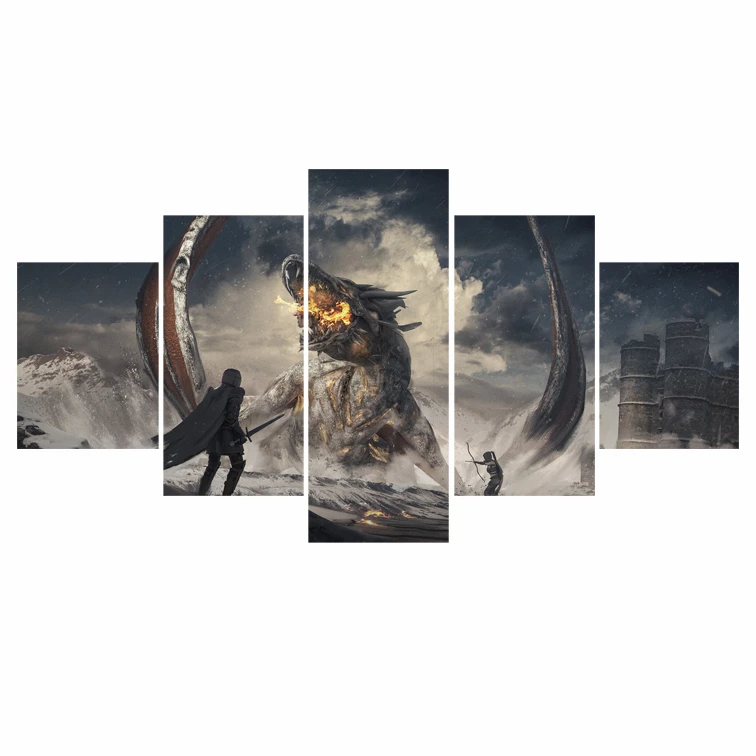 5 шт. декоративная живопись постер новые модные туфли-лодочки для офиса дома