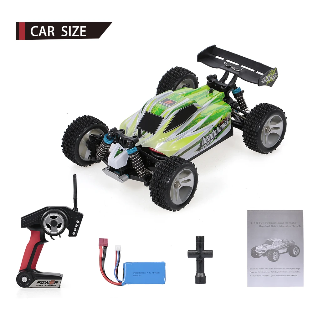 WLtoys A959 B RC автомобиль 1:18 2 4 ГГц 4WD ралли гоночный 70 км/ч Высокая Скорость
