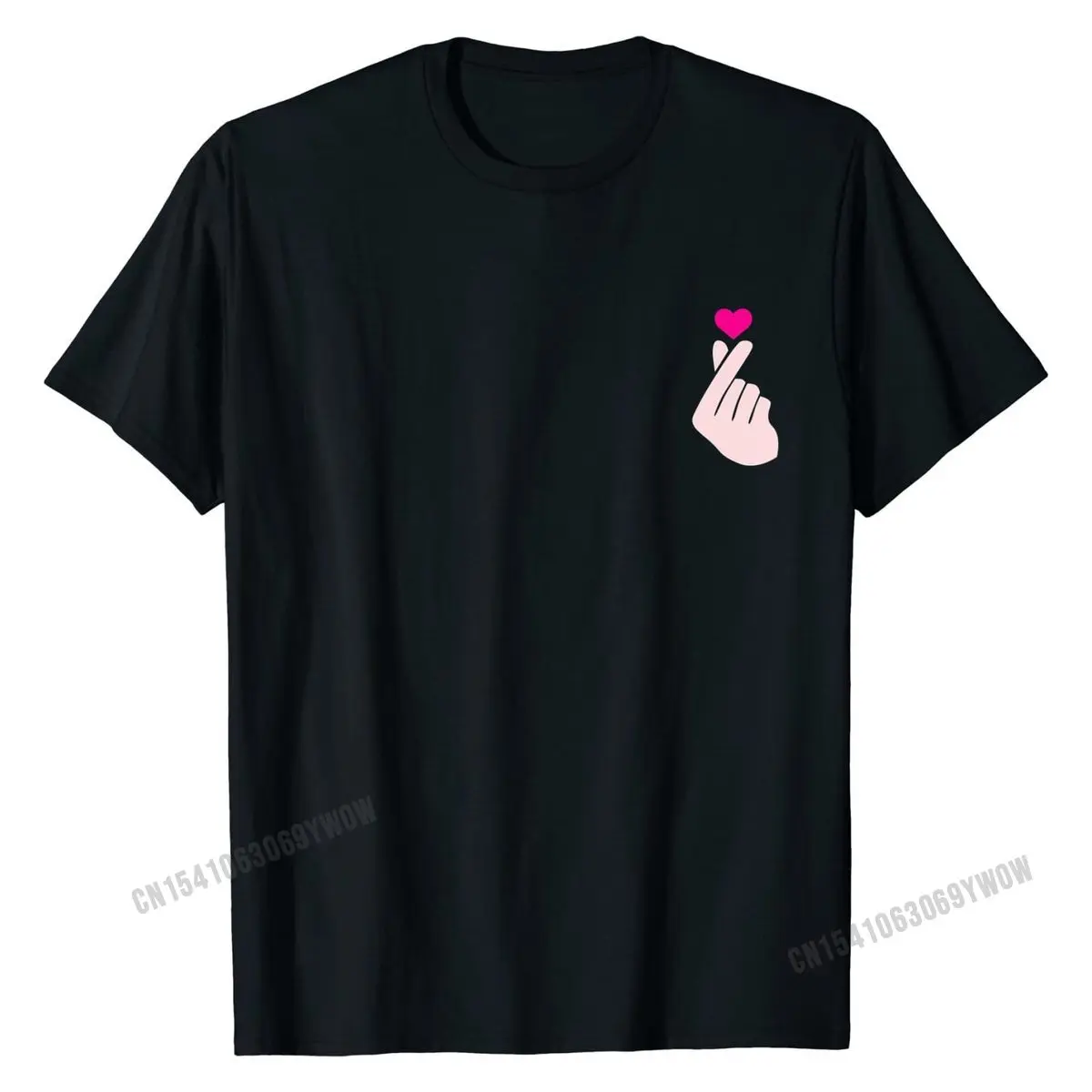 K-Pop рубашка KPop Сердце руки символ Корейская музыка подарок Топы Футболка