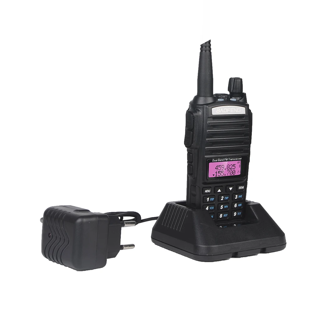 100 original baofeng uv 82 walkie talkie transceiver 10km dual ptt uv82 walkie talkie vhf uhf scanner radio uv 82 ham radios free global shipping