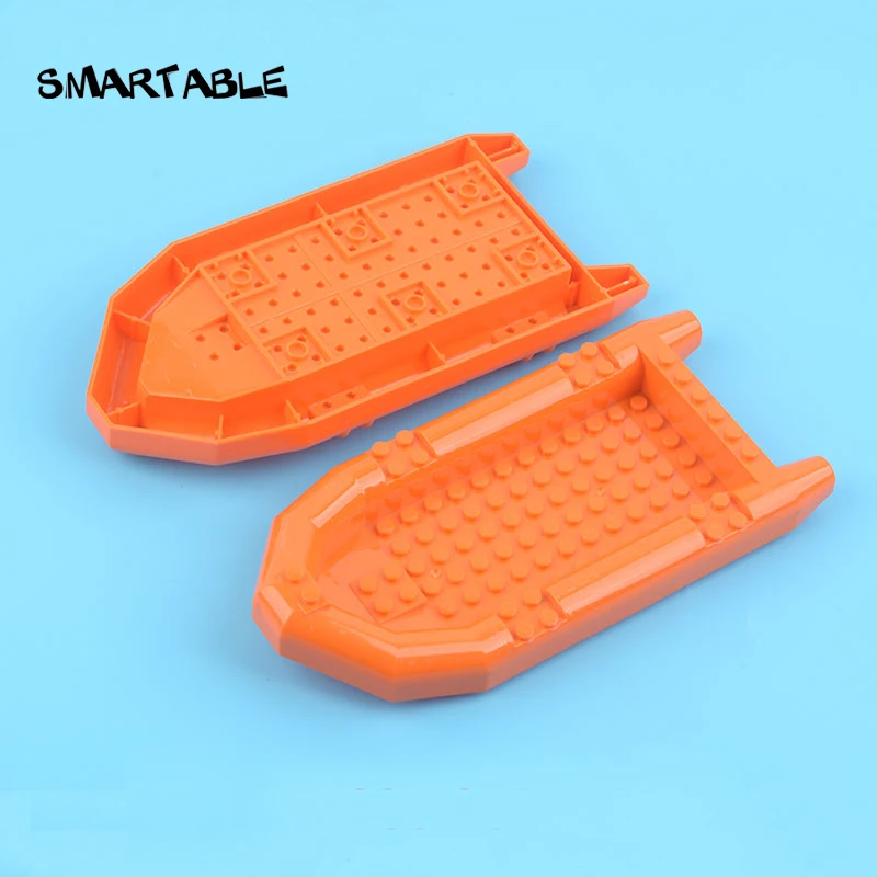 

Smartable Large Dinghy 22x10x3 MOC Parts Building Block Toys For Kids DIY Creative Compatible Major Brands 62812 2pcs/Set
