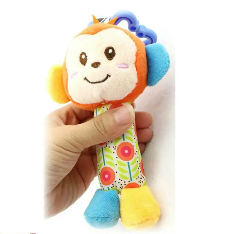Infant Baby Kids rattle toys Wrist Rattle Mobiles Infant car bed hanging animal hand grab rattleor Newborn Children Xmas Gift - Цвет: 05