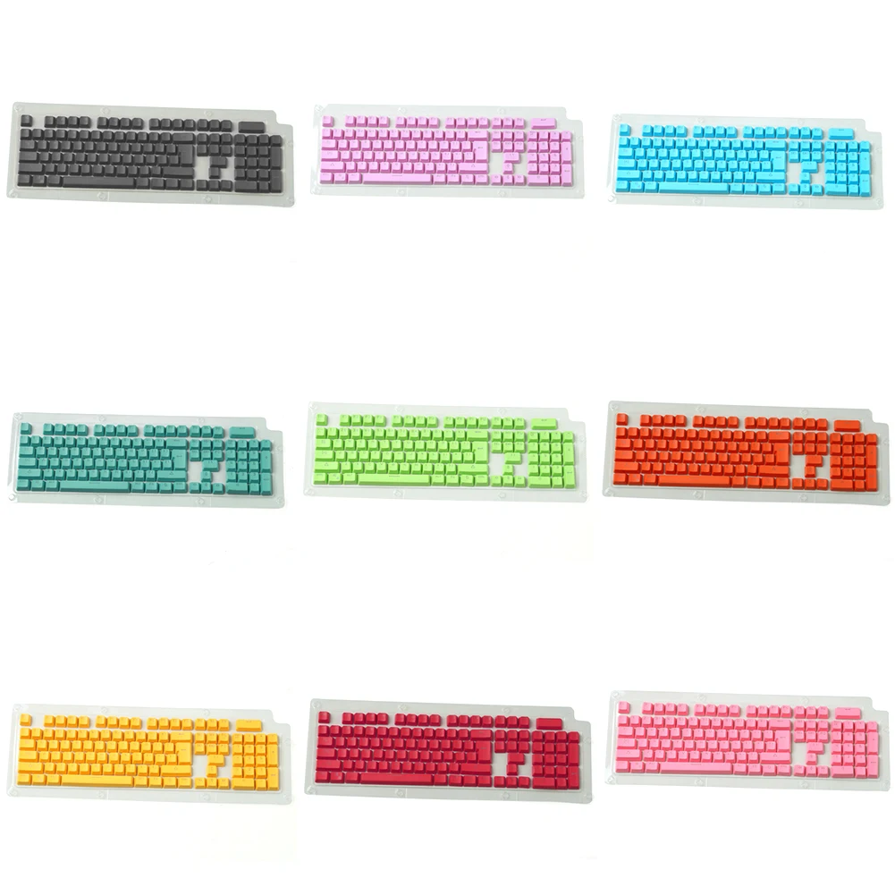 104 клавиши PBT Miami двухцветная подсветка Keycap универсальная Колонка для Ikbc Cherry MX Annie