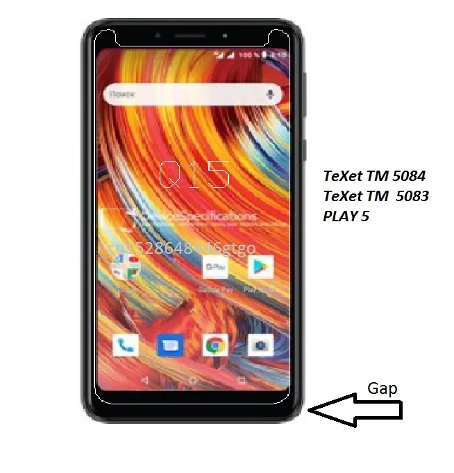 Прозрачная пленка для экрана закаленное стекло защиты TM 5084 5083 play 5|Защитные