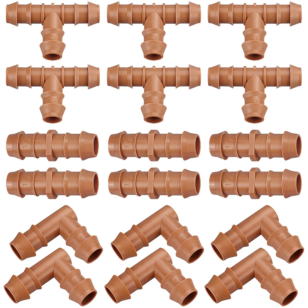 Муфта для капельного орошения 1/2 дюйма с бородкой 17 мм | Дом и сад