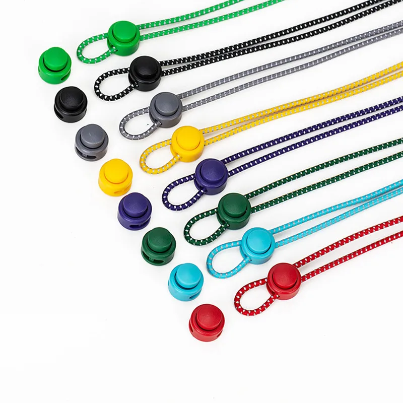 Шнурки эластичные круглые для кроссовок 14 цветов 1 пара|Шнурки| |