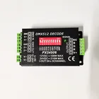 PX24506 DMX512 декодер драйвера 9A DMX 512 усилитель DC12V 24V LED DMX512 светодиодный контроллер для 5050 3528 RGB светодиодных лент