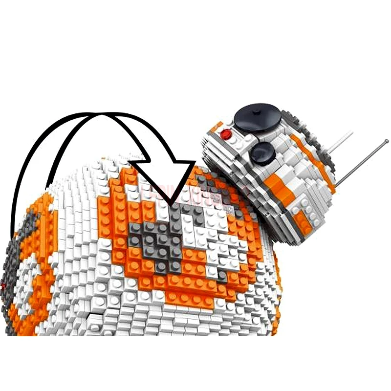 LELE 35020 Звездные войны конечной коллектор BB8 робот LP 16003 WALL E идеи модель