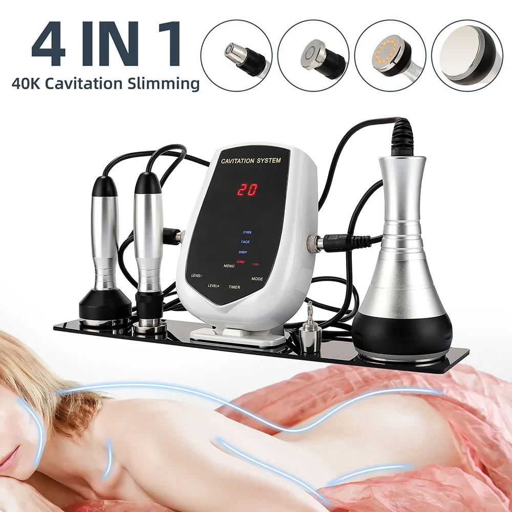 

40KHz Cavitation Slimming Machine Radio Frequency Fat Burner Body Slimming Massager Weight Loss Machine Skin Lifting For Spa