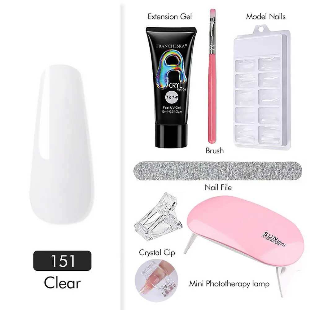6 шт. набор гель-лаков для ногтей с УФ-лампой | Красота и здоровье