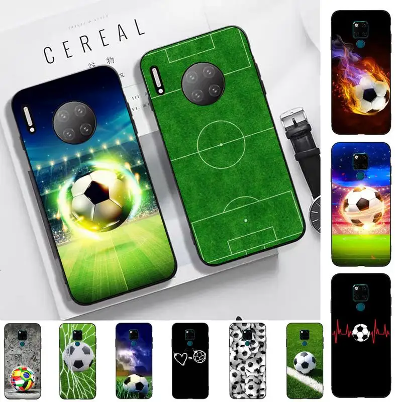 

TOPLBPCS football soccer Phone Case for Huawei Mate 20 10 9 40 30 lite pro X Nova 2 3i 7se