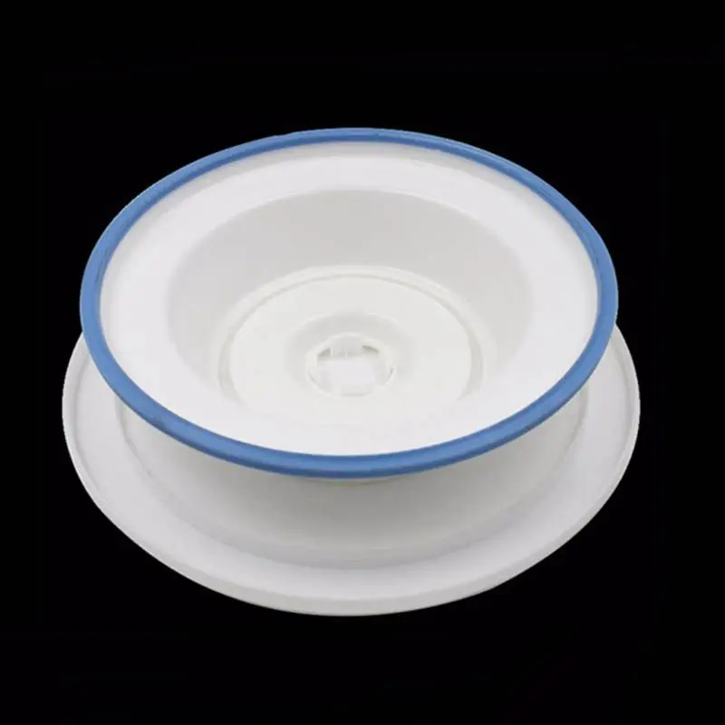 11 inch Cake Stand Revolving Decorating Turntable with Rubber Ring - White | Дом и сад