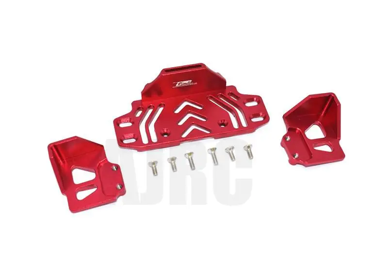 Axial AXI03007 SCX10 III Jeep Wrangler AXI03007, montaje de bater&iacute;a trasera de aleaci&oacute;n de aluminio AXI231008-4
