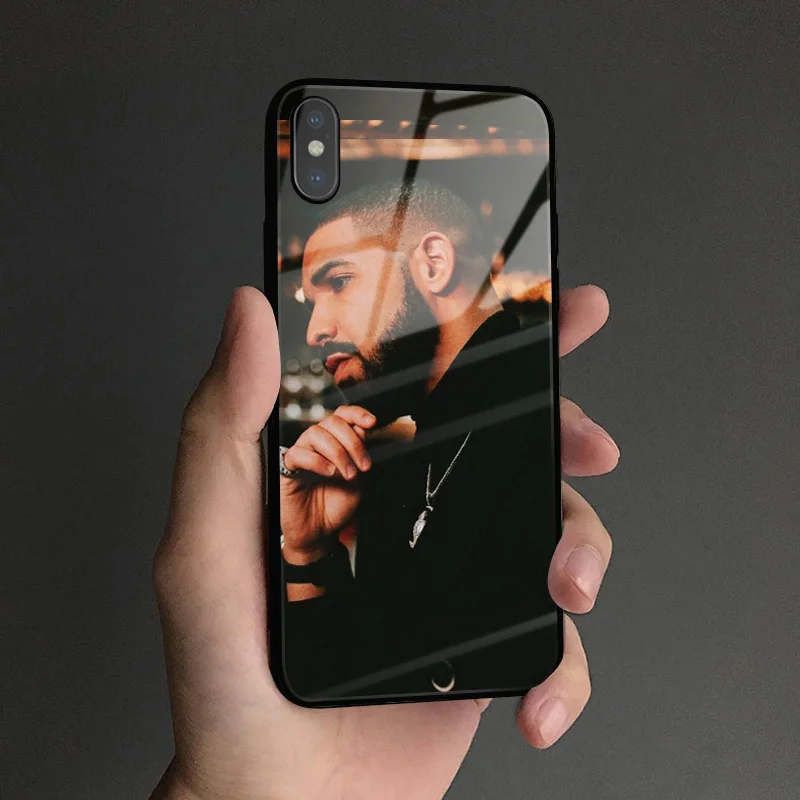 Чехол для телефона DRAKE RAPPER hiphop Coque, мягкий силиконовый стеклянный чехол для Apple iPhone 6 6s 7 8 Plus X XR XS 11 Pro MAX - Цвет: DRAKEA 3