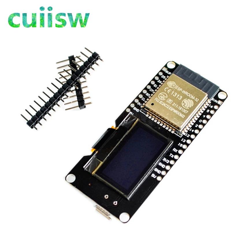ESP32 OLED Wemos Wi-Fi модуль + Bluetooth двойной для Arduino ESP8266 с OLED-экраном двойным функцией |