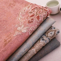 jacquard excellent quality fabric sewing material for diy dress women coat and skirt exquisite pattern design fabrics