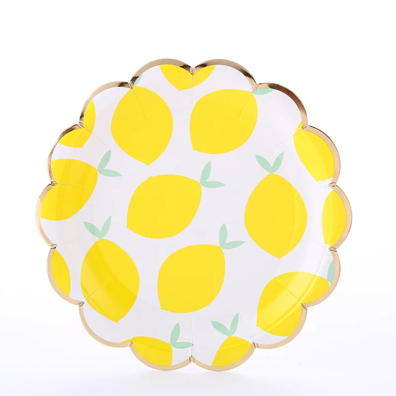 10 шт./упак. с милым клубничным принтом на день рождения Свадебная вечеринка