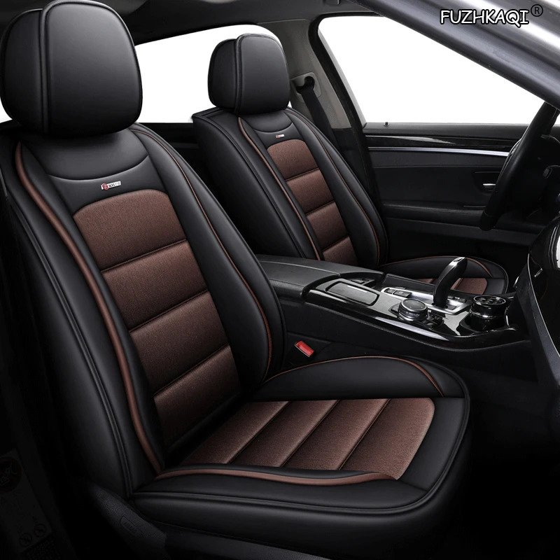 

FUZHKAQI льняные автомобильные чехлы для infiniti fx jaguar xf hummer h2 для chrysler 300c geely atlas автомобильные аксессуары автомобильные сиденья