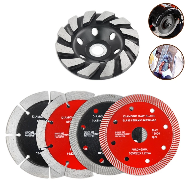 

Diamond Vitrified Grinding Saw Blade Disc Porcelain Tile Ceramic Granite Marble