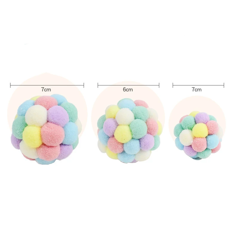 

Claws Thumb Bite Cat Mint Feather Pet Elastic Feathers Cat Ball Pet Dog Cat Supplies Mini Cute Pet Plush Toys