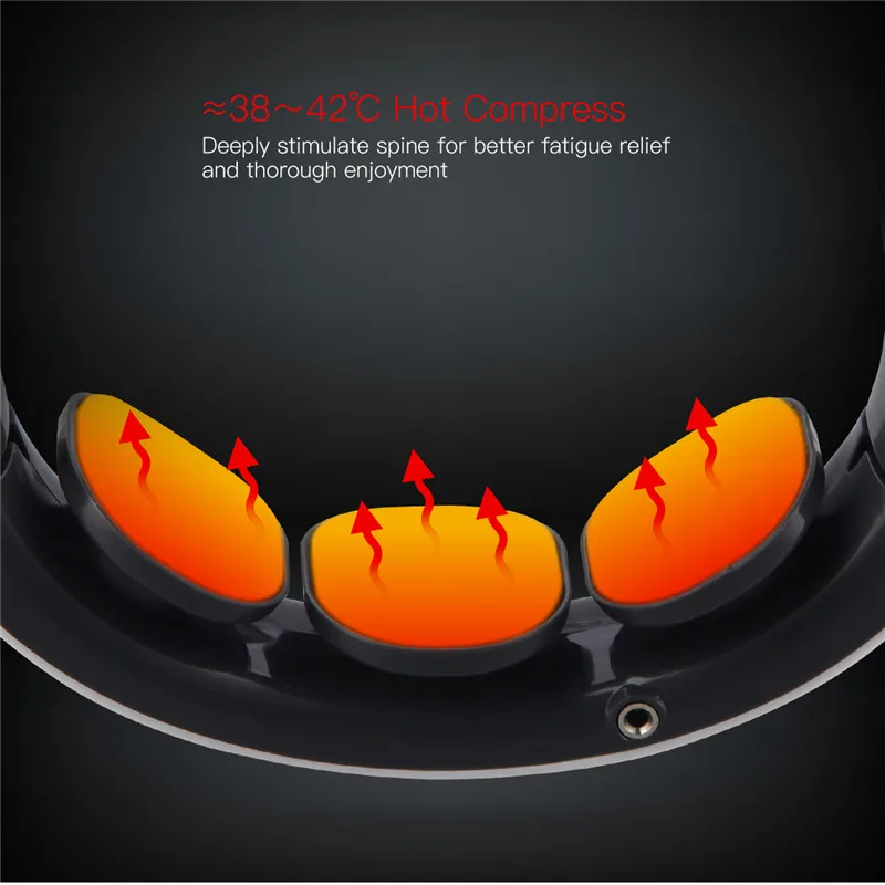 

CkeyiN Electeic Neck Massager Electromagnetic Cervical Vertebra TENS Technology Household Rechargeable Neck Relieve Massager