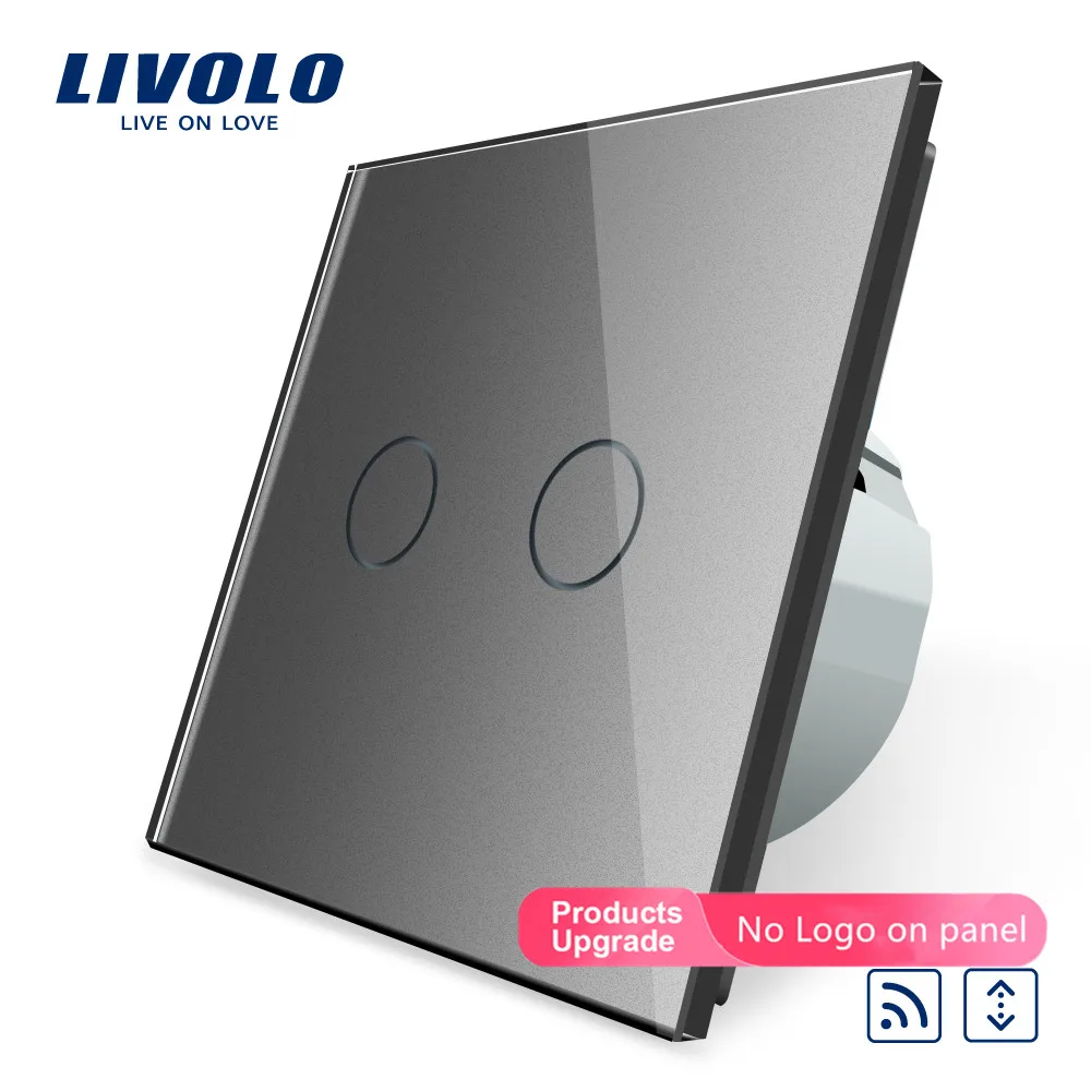 Livolo/Стандартный Touch дом Светодиодная лампа с дистанционным управлением шторы