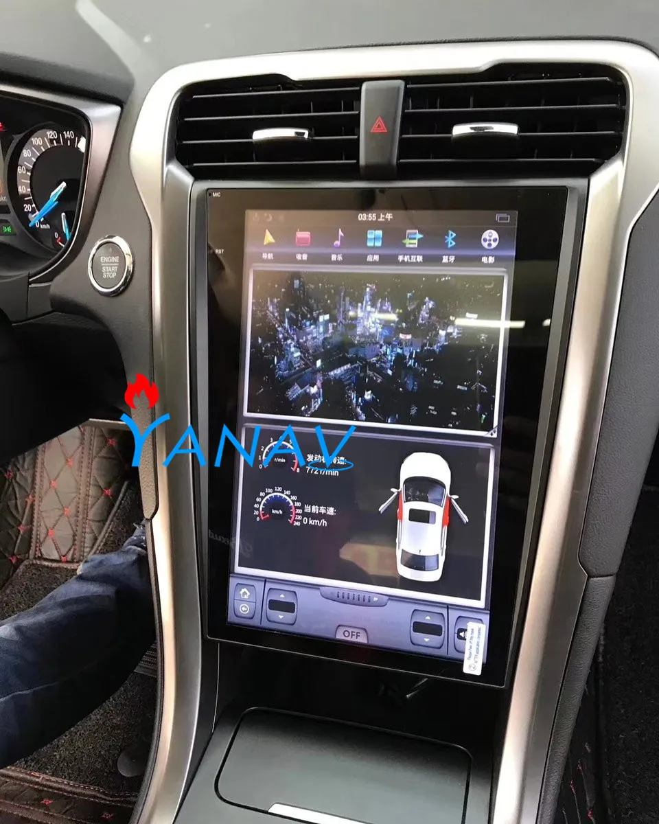 

Для Ford-Mondeo Fusion MK5 2013 + 12,1 "Автомагнитола, мультимедийный плеер, стереомагнитола с вертикальным экраном