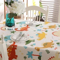 cotton thicken tablecloth personality cartoon dinosaur childrens room cover towel active coffee table tablecloth tablecloth
