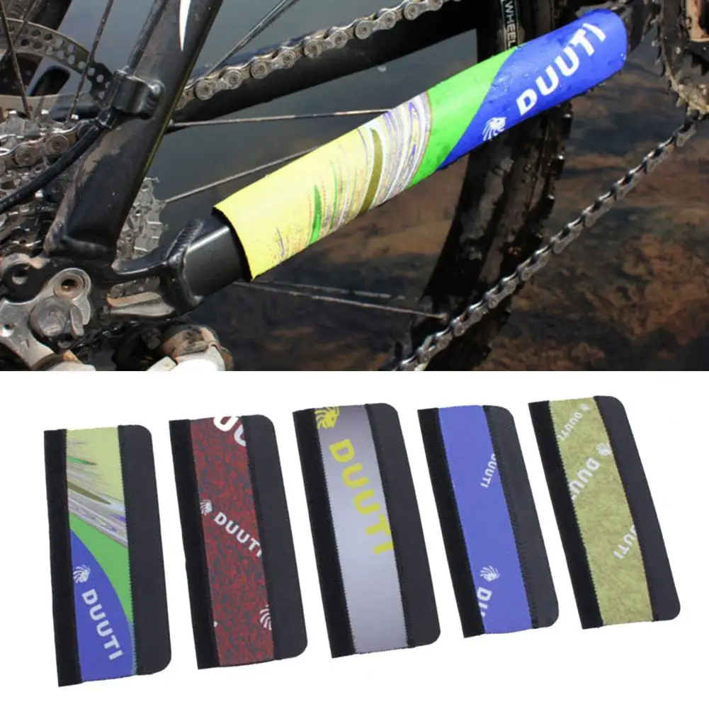 Удобный протектор цепи рамы велосипеда легко чистится дизайн принта защита