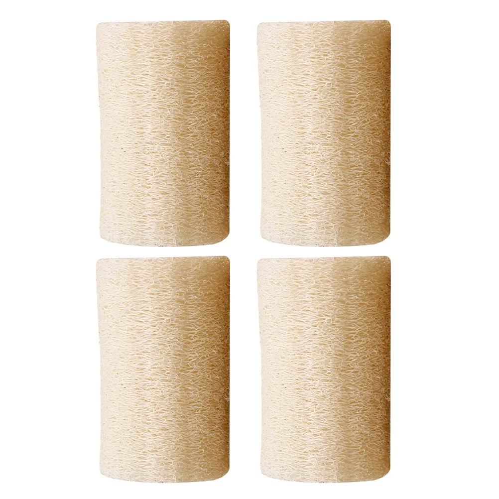 

4pcs Creative Natural Loofah Wipe Deep Scrubbing Loofah Brush Skin Cleaning Tool