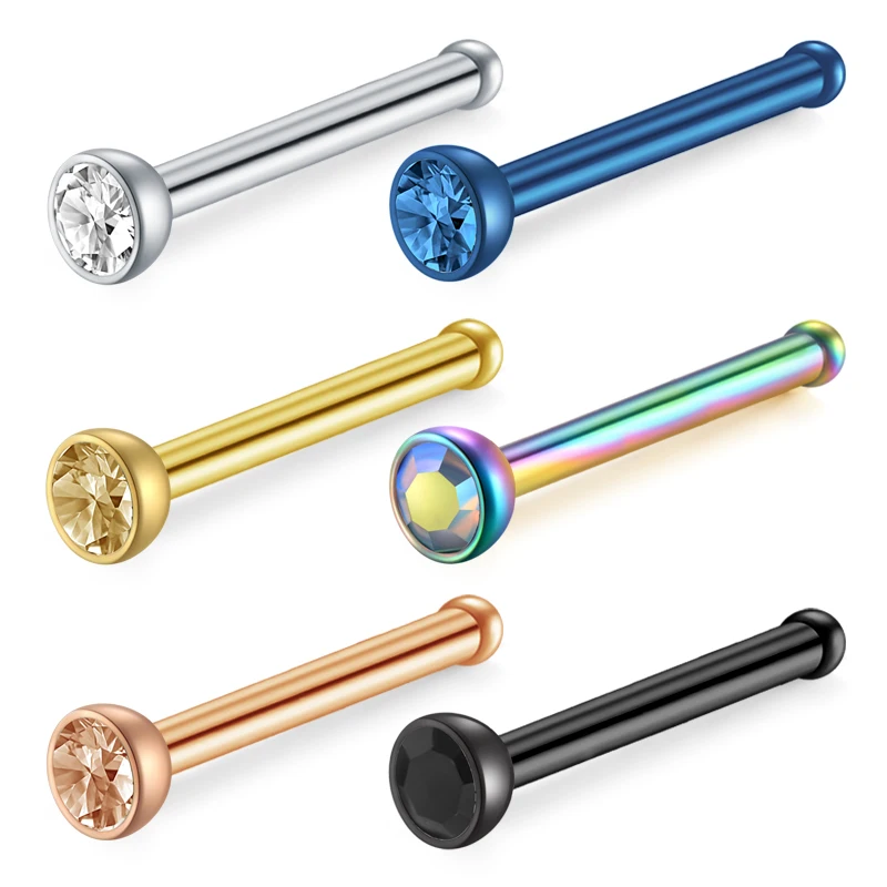 Кольцо для пирсинга носа из хирургической нержавеющей стали 3 32 шт.|Украшения