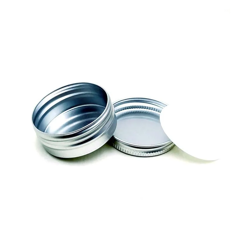 50 x 15G Refillable Bottles white Gold Black Balm Nail Art Cosmetic Cream Make Up Metal Pot Lip Jar Tin Case Containers | Красота и