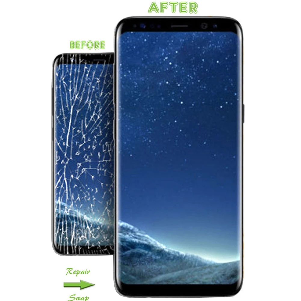 Замена телефона Переднее стекло сенсорный экран для samsung Galaxy S10/S10 Plus/S10E поддержка