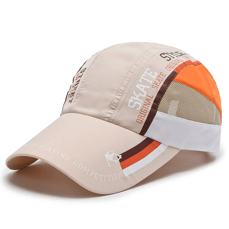 

New Summer Quick Drying Thin Breathable Baseball Cap Men Women Sport Outdoor Hiking Mountaineering Cycling Fishing Skateboard