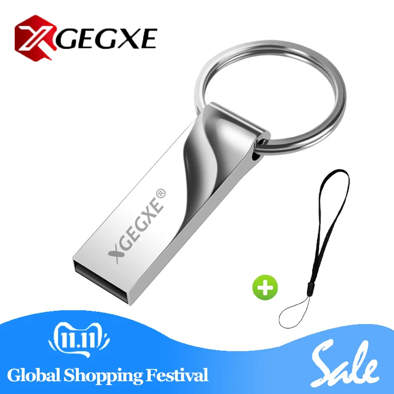 Металлическая Флешка 8 ГБ 16 32 64 Гб 128 USB2.0 флеш-накопитель USB флешка для Android |