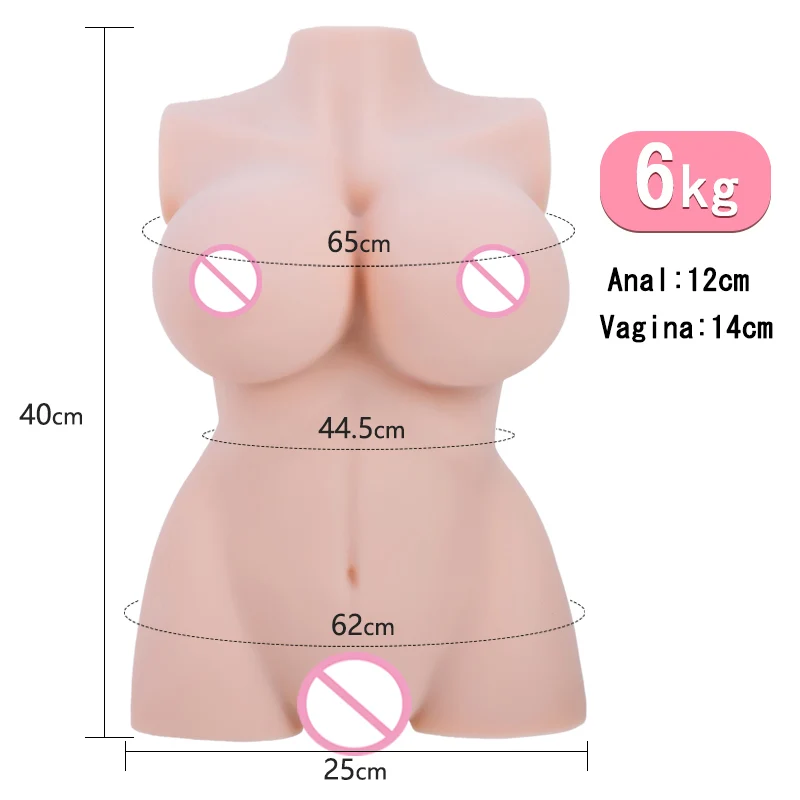 Hanidoll секс кукла половина тела силиконовые куклы реалистичный анальный Вагина