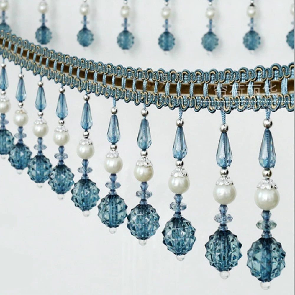 Африканская кружевная ткань бисерная лента 6 метров аксессуар Свадебный декор