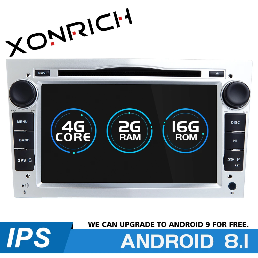 2 Din Android 8,1 Автомобильный мультимедийный плеер для Opel Astra H Vectra C Zafira b Corsa C D G Meriva Vivaro gps навигация Радио DVD