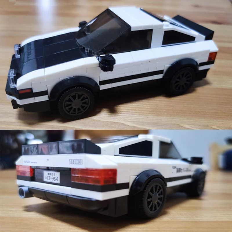

AE86 гоночный автомобиль модель комплект 332 шт. Кирпичи DIY игрушка для детей скоростной Рождественский автомобиль для детей мальчиков подарок на день рождения строительный блок