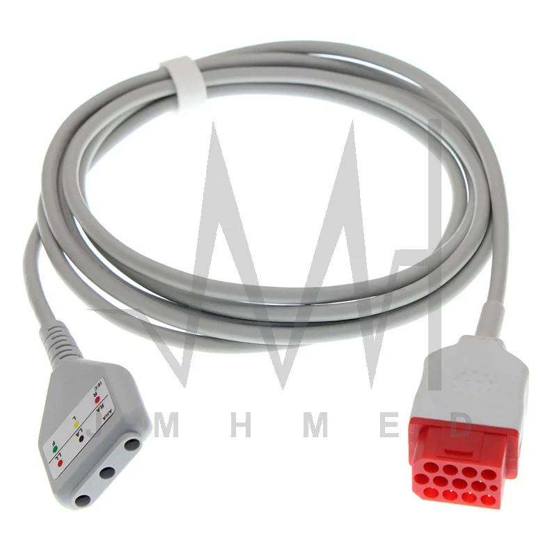 Кабель для багажника Bionet BM5 BM7 12P кабель-удлинитель ЭКГ переходник AHA или IEC |