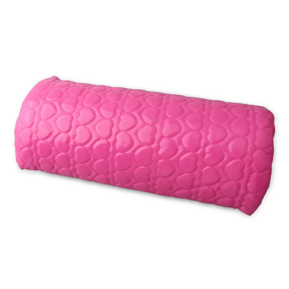 rose red NOQ маникюрная подушка для салонной практики, ручная Подушка, портативная Подушка для ногтей, красочные профессиональные подушки - Цвет: rose red