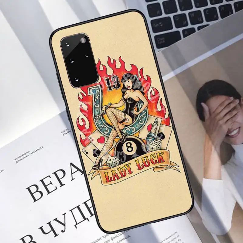 

Sailor Jerry Tattoo Phone Cases For Samsung galaxy S 7 8 9 10 20 edge A 6 10 20 30 50 51 70 note 10 plus