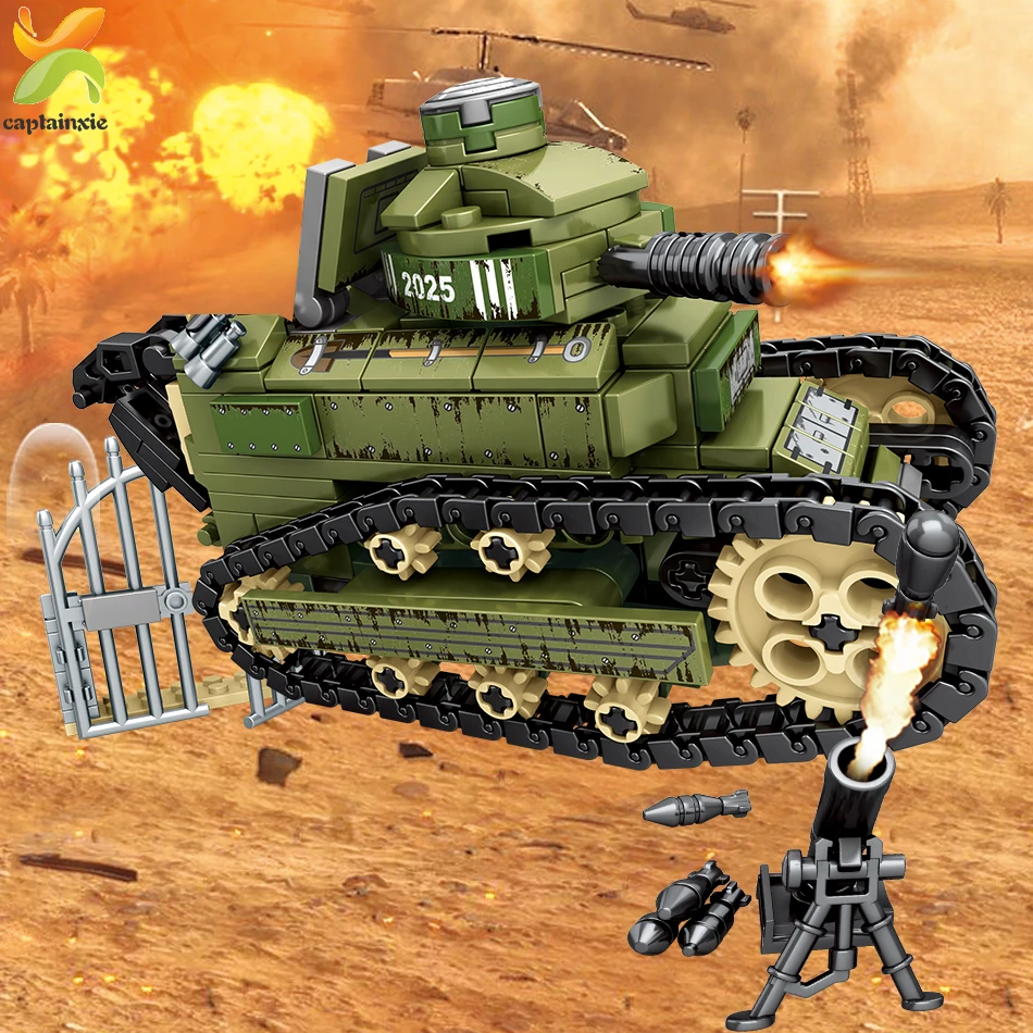 368 шт. Детский конструктор Renault FT17 | Игрушки и хобби