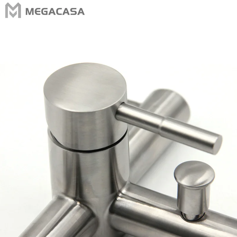 Shower Set Adjustable Height Faucet Contemporary Style Stainless Steel Wall Mounted Bath Handheld |