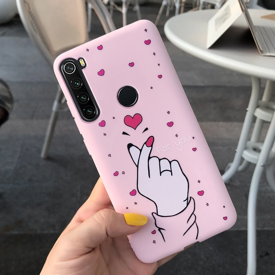 Золотой Для Xiaomi Redmi Note 8 T чехол с конфетным принтом Мягкий силиконовый чехол ТПУ Fundas для Xiaomi Xiomi Redmi Note 8 T 8 T Note8T чехол s Cover - Цвет: Золотой
